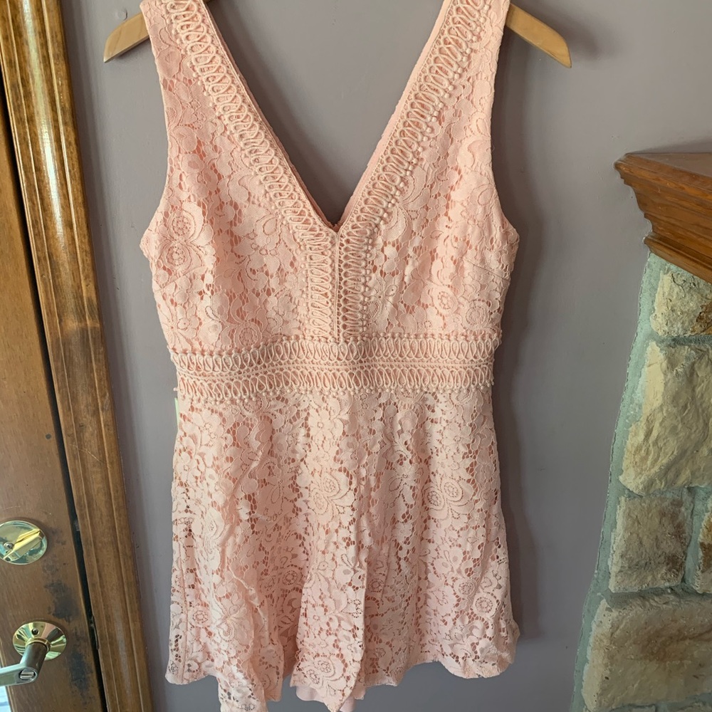 Light pink, lace dress